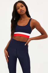 NAVY 7/8 POCKET LEGGING
