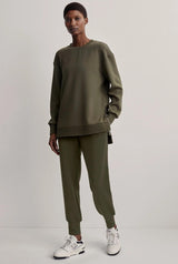 The Slim Cuff Pant 27.5" Olive Night