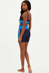 SAMANTHA SHORT MARINE COLORBLOCK