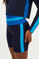 SAMANTHA SHORT MARINE COLORBLOCK