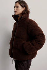 Wilkins Sherpa Puffer Jacket Chestnut