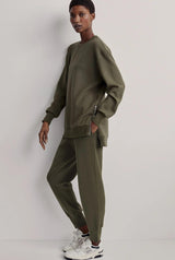 The Slim Cuff Pant 27.5" Olive Night