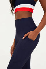 NAVY 7/8 POCKET LEGGING