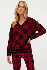 JOEY SWEATER MERRY PLAID