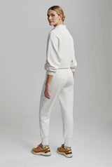 The Slim Cuff Pant 27.5" Ivory Marl