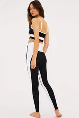 COLORBLOCK LEGGING BLACK & WHITE