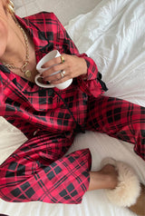 LEE ANN & BROOK SET MERRY PLAID