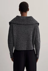 Elise Half Zip Black