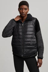 Ellis Reversible Quilt Gilet Black