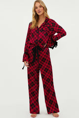 LEE ANN & BROOK SET MERRY PLAID