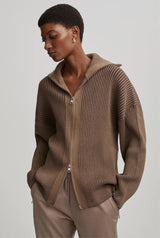 Orly Zip-Through Knit