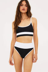 EVA TOP BLACK & WHITE