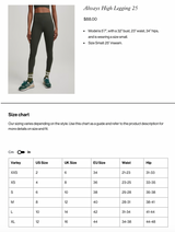 Always High Legging 25"