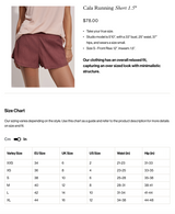 Cala Running Short 1.5"