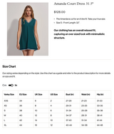 Amanda Court Dress 32.5"