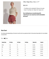 Ollie High-Rise Short 3.5''