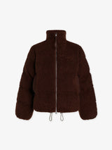 Wilkins Sherpa Puffer Jacket Chestnut