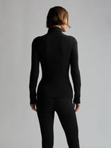 Esme Rib Roll Neck Top