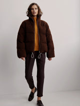 Wilkins Sherpa Puffer Jacket Chestnut