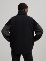 Ellis Reversible Quilt Gilet Black