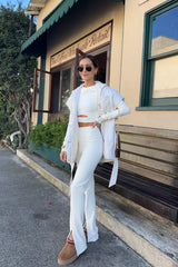 ALANI PANT SNOW CLOUD WAFFLE