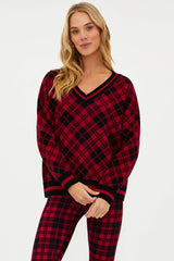 JOEY SWEATER MERRY PLAID