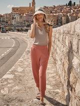 The Slim Cuff Pant 25 Withered Rose