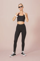 Black Compressive High-Rise Legging