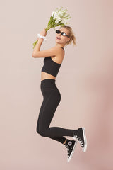 Black Compressive High-Rise Legging