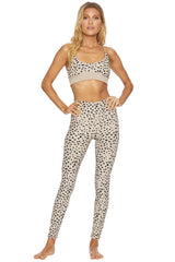 RIBBED AYLA LEGGING TAUPE SPOT