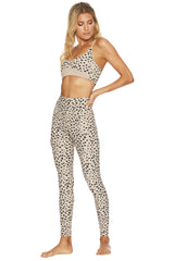 RIBBED AYLA LEGGING TAUPE SPOT