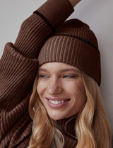 Lanto Beanie Chocolate Plum/Nutmeg