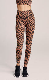 CENTURY LEGGING - HIGH RISE 7/8 CLAY ZEBRA