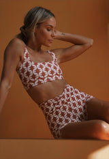 Jonie Sports Bra Rust