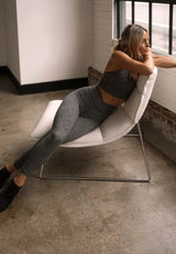 Audrey Ankle Legging Ash Grey