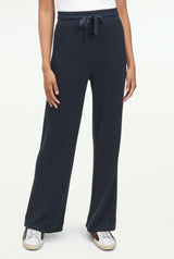 Alpine Rib Wide Leg Pant Navy