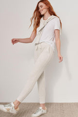 Alpine Rib Jogger Heather Oatmeal