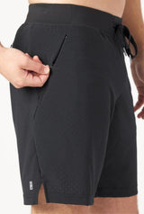 MENS KODIAK COOLING SHORT: BLACK