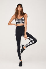 COLORBLOCK LEGGING HOUNDSTOOTH