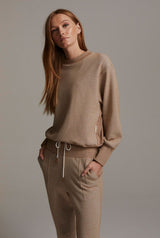 Edith Ribbed Pique Sweat Biscuit