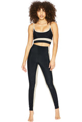 COLORBLOCK LEGGING BLACK TAN