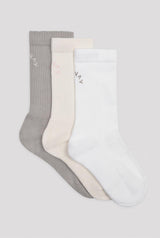 Malloy Everyday Sock White