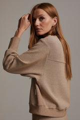 Edith Ribbed Pique Sweat Biscuit