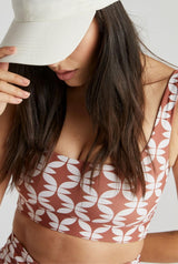 Jonie Sports Bra Rust
