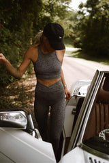 Audrey Ankle Legging Ash Grey
