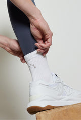 Malloy Everyday Sock White