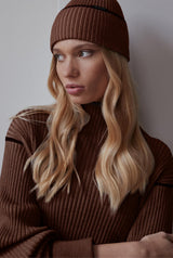 Lanto Beanie Chocolate Plum/Nutmeg