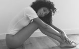 West Bodysuit White Organic Rib