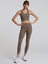 Let's Go Walker Bra Khaki Snake