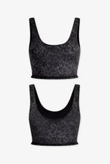 Let's Go Walker Bra Monochrome Cheetah